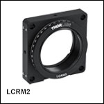 60 mm Cage Rotation Mount with SM2-Threaded Bore, 360° Continuous