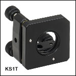 Ø1in Kinematic Mount for Optics up to 0.14in (3.5 mm) Thick, 3 Adjusters