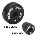 3/16in-120 Removable Adjustment Knobs