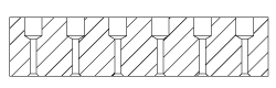 Curing Block Cross Section