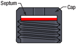 Septum Cap Screw Diagram