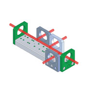 Multi Axis FiberBench, 38 x 135 mm, 5-Port