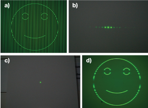 Fourier Filtering of a Smiley Face