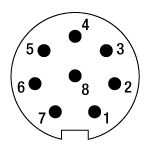 8-Pin Push/Pull Connector for DC4104 Driver