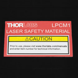 label laser material curtain thorlabs fabric