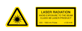 Laser Warning Lable
