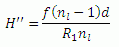 Principal plane equation two
