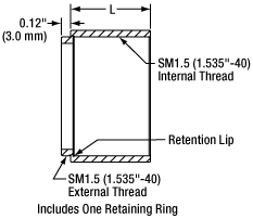 SM1.5Lxx Lens Tube Diagram