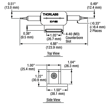 IO-F-660 Mechanical Drawing