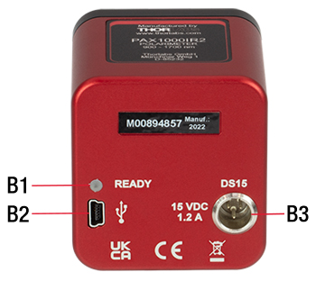 PAX1000 Series Measurement Head Back Panel