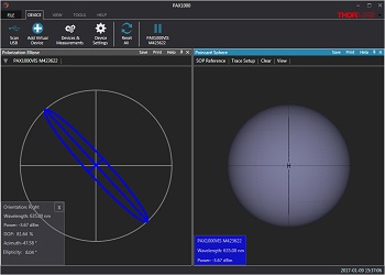 PAX1000 Series Software GUI