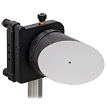 Off-axis parabolic Mirror Mounted on 6-axis mount using SM2MP Adapter