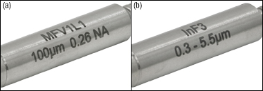 Fiber Ends, Top and Bottom