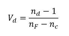 Abbe Number Equation
