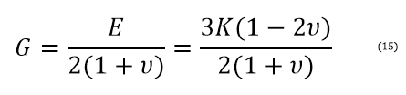 Shear Modulus Relationship Equation