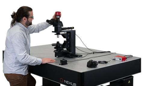 The modular design of the Cerna microscopy platform allows the user to optimize the system for specific experimental needs.