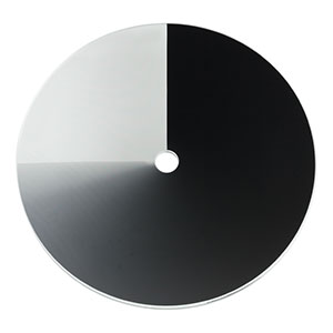 NDC-100C-2 - Unmounted Continuously Variable ND Filter, Ø100 mm, OD: 0.04 - 2.0
