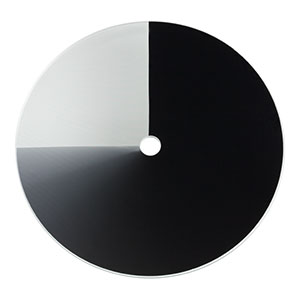 NDC-100C-4 - Unmounted Continuously Variable ND Filter, Ø100 mm, OD: 0.04 - 4.0