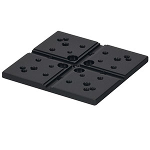 MMP1/M - Replacement Mounting Plate for Flexure Stages with M4, M3, and M2 Taps