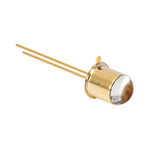 LED680L - 680 nm LED with a Glass Lens, 8 mW, TO-18