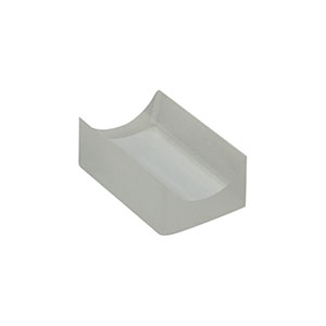 LK4351-UV - f=-8.0 mm, Plano-Concave Cylindrical Lens, UV Grade Fused Silica, H=7.2 mm, L=11.0 mm, AR Coating: 245-400 nm