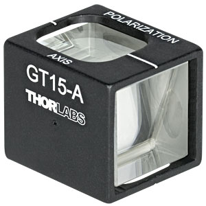 GT15-A - Glan-Taylor Polarizer, 15 mm Clear Aperture, Coating: 350* - 700 nm