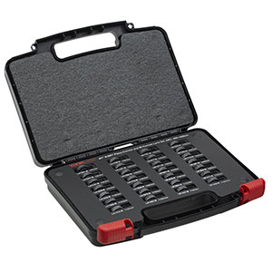 LSB03-B - Ø1in N-BK7 Plano-Convex and Bi-Convex Lens Kit, AR Coating: 650-1050 nm, 28 pc