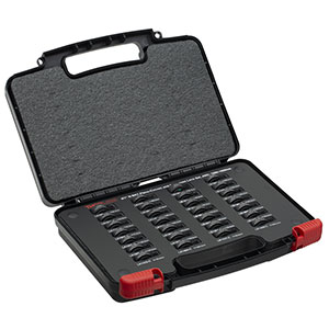 LSB03-C - Ø1in N-BK7 Plano-Convex and Bi-Convex Lens Kit, AR Coating: 1050-1620 nm, 28 pc
