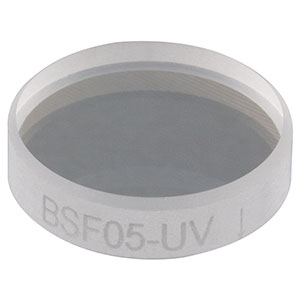 BSF05-UV - Ø1/2in UVFS Beam Sampler for Beam Pick-Off, ARC: 245-400&nbsp;nm, 3&nbsp;mm Thick