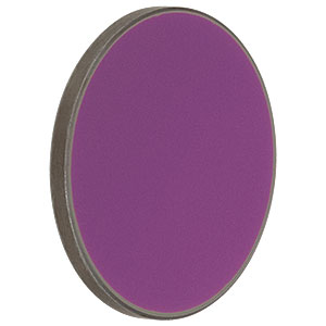 LA8810-E - Ø1in Si Plano-Convex Lens, f = 1000.0 mm, AR-Coated: 2-5 µm 