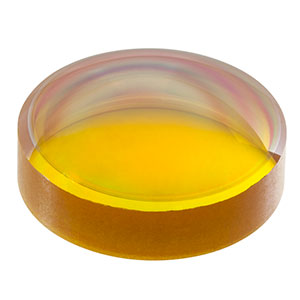 LF7053-F - Ø1" ZnSe Negative Meniscus Lens, f = -75.0 mm, ARC: 8-12 µm