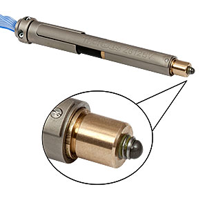 Z812BV - Vacuum-Compatible 12 mm Motorized Actuator, 3/8in Barrel Fitting