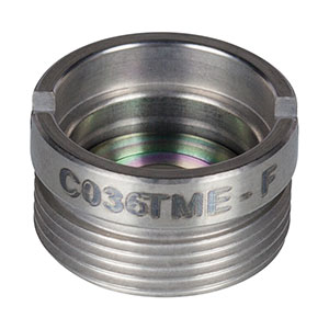 C036TME-F - f = 4.0 mm, NA = 0.56, Mounted Geltech Aspheric Lens, ARC: 8 - 12 µm