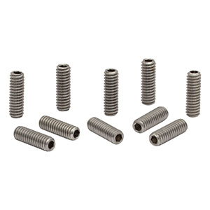SS8E50D - 8-32 Stainless Steel Setscrew with Hex on Both Ends, 1/2in Long, 10 Pack