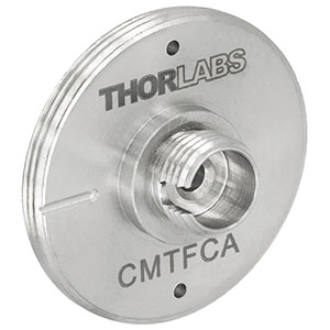 CMTFCA - FC/APC Fiber Adapter Plate with C-Mount (1.00in-32) Threads, Wide Key (2.2 mm)