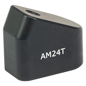 AM24T - 24° Angle Block, 8-32 Tap, 8-32 Post Mount