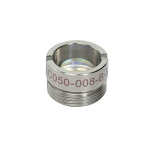 AC050-008-B-ML - f=7.5 mm, Ø5 mm Achromatic Doublet, M9x0.5 Threaded Mount, ARC: 650-1050 