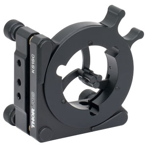 KS1SC - Kinematic Self-Centering Mount, Ø0.15in (Ø3.8 mm) to Ø1.7in (Ø43 mm)