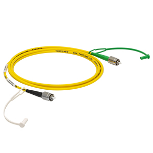 P5-SMF28EAR-2 - SM Patch Cable, AR-Coated FC/PC to Uncoated FC/APC, 1260 - 1620 nm, 2 m Long