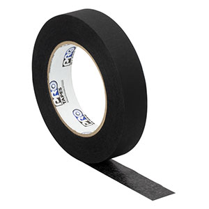 T743-1.0 - High-Performance Black Masking Tape, 1in x 180' (25 mm x 55 m) Roll