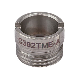 C392TME-A - f = 2.75 mm, NA = 0.64, Mounted Aspheric Lens, ARC: 350 - 700 nm