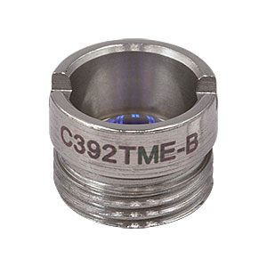 C392TME-B - f = 2.75 mm, NA = 0.64, Mounted Aspheric Lens, ARC: 650 - 1050 nm