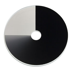 NDC-50C-4-B - Unmounted Continuously Variable ND Filter, Ø50 mm, OD: 0.04 - 4.0, ARC: 650 - 1050 nm