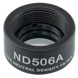 ND506A - Reflective Ø1/2in ND Filter, SM05-Threaded Mount, Optical Density: 0.6