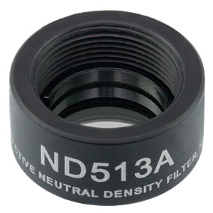 ND513A - Reflective Ø1/2in ND Filter, SM05-Threaded Mount, Optical Density: 1.3
