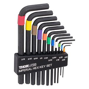 CCHK - 11-Piece Color-Coded Hex Key Set, Imperial