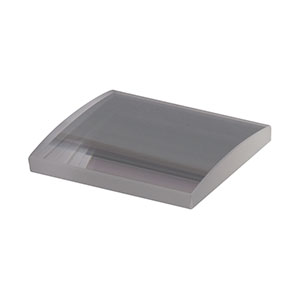 LJ1640L1 - f = 129.99 mm, H = 30.00 mm, L = 32.0 mm, N-BK7 Plano-Convex Cylindrical Lens, Uncoated