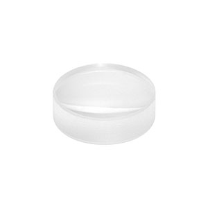 LB4743-UV - f = 10.0 mm, Ø5 mm UV Fused Silica Bi-Convex Lens, AR Coating: 245 - 400 nm 