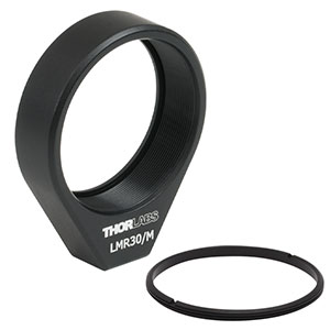 LMR30/M - Lens Mount with Retaining Ring for Ø30 mm Optics, M4 Tap