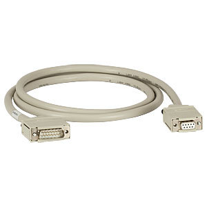 CAB420-15 - Temperature Controller Cable with 15-Pin D-Sub Connector, 1.5 m